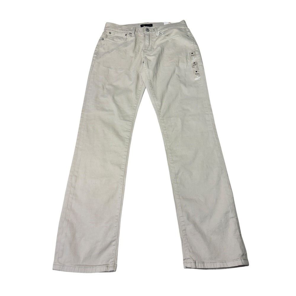 NWT Lucky Brand 223 Straight Advanced Stretch Pants‎ Mens 29x32 Sand Beige